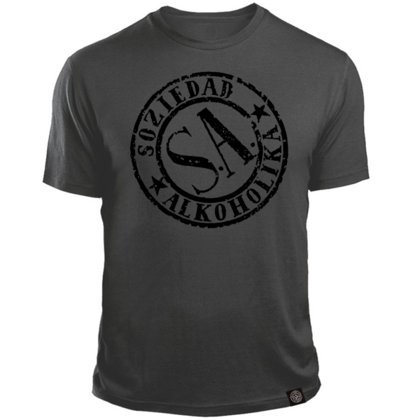 Camiseta Chico – Gris Oscuro - Sello